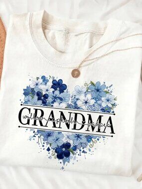 Personalized Nana Shirt, Floral Grandma Shirt, Mothers Day Gift
